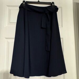 Ann Taylor Navy A-Line Skirt